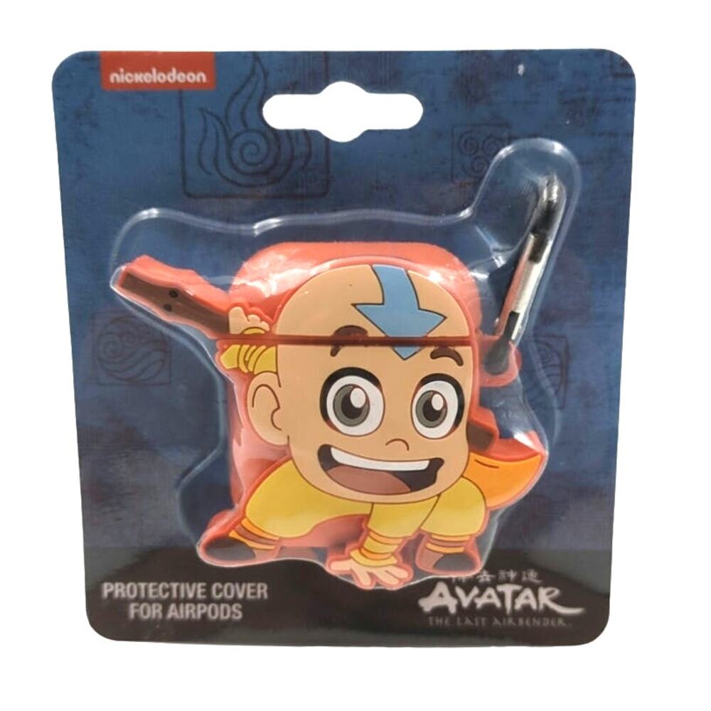 Nickelodeon Aang Avatar The Last Airbender Earbud Case Cover - Bioworld - NEW